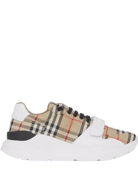 padded classic burberry sneakers